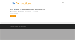Desktop Screenshot of contractlawyerny.com