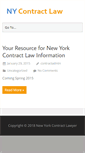 Mobile Screenshot of contractlawyerny.com