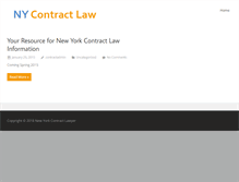 Tablet Screenshot of contractlawyerny.com